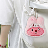 Maxbell Plush Pendant Hanging Charm Pendant Cute Bag Charm for Graduation Bags Purse 8cmx7cm