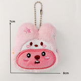 Maxbell Plush Pendant Hanging Charm Pendant Cute Bag Charm for Graduation Bags Purse 8cmx7cm