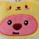 Maxbell Plush Pendant Hanging Charm Pendant Cute Bag Charm for Graduation Bags Purse 13cmx8.5cm B