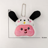 Maxbell Plush Pendant Hanging Charm Pendant Cute Bag Charm for Graduation Bags Purse 10.5cmx9cm