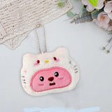Maxbell Plush Pendant Hanging Charm Pendant Cute Bag Charm for Graduation Bags Purse 9cmx6.5cm