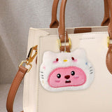 Maxbell Plush Pendant Hanging Charm Pendant Cute Bag Charm for Graduation Bags Purse 9cmx6.5cm