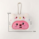Maxbell Plush Pendant Hanging Charm Pendant Cute Bag Charm for Graduation Bags Purse 9cmx6.5cm