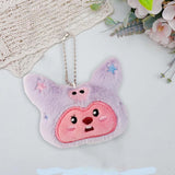 Maxbell Plush Pendant Hanging Charm Pendant Cute Bag Charm for Graduation Bags Purse 8.5cmx7cm