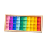 Maxbell Building Blocks Set for Kids Acrylic Cubes Stacking Game for Girls Kids Boys 40pcs