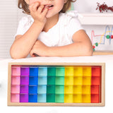 Maxbell Building Blocks Set for Kids Acrylic Cubes Stacking Game for Girls Kids Boys 40pcs