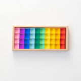 Maxbell Building Blocks Set for Kids Acrylic Cubes Stacking Game for Girls Kids Boys 40pcs