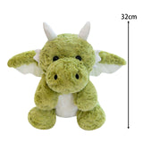 Maxbell Soft Cartoon Flying Dragon Pillow Doll for Living Room Spring Festival Couch Green