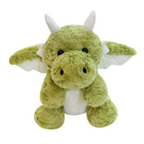 Maxbell Soft Cartoon Flying Dragon Pillow Doll for Living Room Spring Festival Couch Green