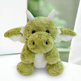 Maxbell Soft Cartoon Flying Dragon Pillow Doll for Living Room Spring Festival Couch Green