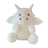 Maxbell Soft Cartoon Flying Dragon Pillow Doll for Living Room Spring Festival Couch White