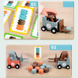 Maxbell Forklift Transport Game 2 Player Construction Car Toy for Children Boys Kids