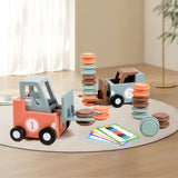 Maxbell Forklift Transport Game 2 Player Construction Car Toy for Children Boys Kids
