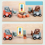 Maxbell Forklift Transport Game 2 Player Construction Car Toy for Children Boys Kids