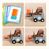 Maxbell Forklift Transport Game 2 Player Construction Car Toy for Children Boys Kids