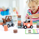 Maxbell Forklift Transport Game 2 Player Construction Car Toy for Children Boys Kids