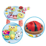 Maxbell Activity Table Center Toys Montessori Toy for 1 2 3 4 Year Old Children Kids