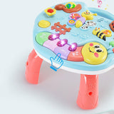 Maxbell Activity Table Center Toys Montessori Toy for 1 2 3 4 Year Old Children Kids
