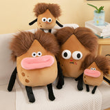 Maxbell Cute Potato Doll Plush Toy DIY Hair Potato Toy for Adults Kids Friends Big eyes 30cm