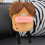 Maxbell Cute Potato Doll Plush Toy DIY Hair Potato Toy for Adults Kids Friends Sausage mouth 30cm