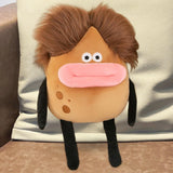 Maxbell Cute Potato Doll Plush Toy DIY Hair Potato Toy for Adults Kids Friends Sausage mouth 30cm