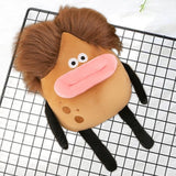Maxbell Cute Potato Doll Plush Toy DIY Hair Potato Toy for Adults Kids Friends Sausage mouth 50cm