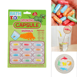 Maxbell 12x Growing Animal Capsules Novelty Toy Water Growing Toys for Kids for Toys Dinosaur