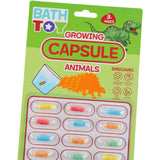 Maxbell 12x Growing Animal Capsules Novelty Toy Water Growing Toys for Kids for Toys Dinosaur