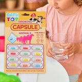 Maxbell 12x Growing Animal Capsules Novelty Toy Water Growing Toys for Kids for Toys Home Animals
