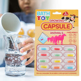 Maxbell 12x Growing Animal Capsules Novelty Toy Water Growing Toys for Kids for Toys Home Animals