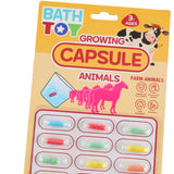 Maxbell 12x Growing Animal Capsules Novelty Toy Water Growing Toys for Kids for Toys Home Animals
