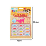 Maxbell 12x Growing Animal Capsules Novelty Toy Water Growing Toys for Kids for Toys Home Animals