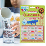 Maxbell 12x Growing Animal Capsules Novelty Toy Water Growing Toys for Kids for Toys Forest Animals