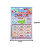 Maxbell 12x Growing Animal Capsules Novelty Toy Water Growing Toys for Kids for Toys Mermaids