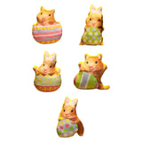 Maxbell Easter Bunny Throw Pillow Easter Decorative Pillows for Festive Gift Bedroom Pink 35cm