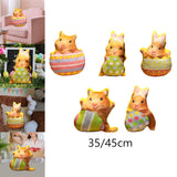 Maxbell Easter Bunny Throw Pillow Easter Decorative Pillows for Festive Gift Bedroom Pink 35cm