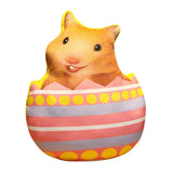 Maxbell Easter Bunny Throw Pillow Easter Decorative Pillows for Festive Gift Bedroom Pink 35cm