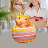 Maxbell Easter Bunny Throw Pillow Easter Decorative Pillows for Festive Gift Bedroom Pink 45cm
