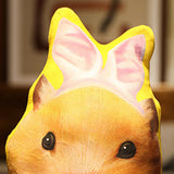 Maxbell Easter Bunny Throw Pillow Easter Decorative Pillows for Festive Gift Bedroom Green 35cm