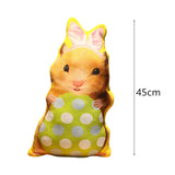 Maxbell Easter Bunny Throw Pillow Easter Decorative Pillows for Festive Gift Bedroom Green  45cm