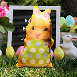 Maxbell Easter Bunny Throw Pillow Easter Decorative Pillows for Festive Gift Bedroom Green  45cm