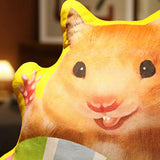 Maxbell Easter Bunny Throw Pillow Easter Decorative Pillows for Festive Gift Bedroom Striped 35cm