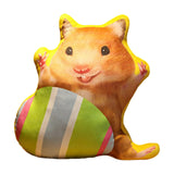 Maxbell Easter Bunny Throw Pillow Easter Decorative Pillows for Festive Gift Bedroom Striped 45cm