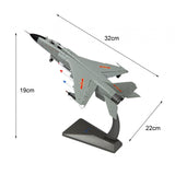 Maxbell 1/72 Diecast Plane Model Metal Alloy Fighter for Living Room Desktop Bedroom