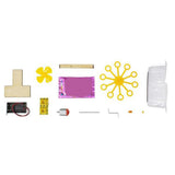 Maxbell Science Experiment Kits Hand Crank Bubble Maker Model for Teens Girls Boys Yellow