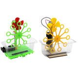 Maxbell Science Experiment Kits Hand Crank Bubble Maker Model for Teens Girls Boys Yellow