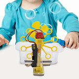 Maxbell Science Experiment Kits Hand Crank Bubble Maker Model for Teens Girls Boys Yellow