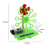 Maxbell Science Experiment Kits Hand Crank Bubble Maker Model for Teens Girls Boys Green