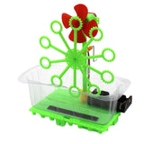 Maxbell Science Experiment Kits Hand Crank Bubble Maker Model for Teens Girls Boys Green