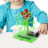 Maxbell Science Experiment Kits Hand Crank Bubble Maker Model for Teens Girls Boys Green